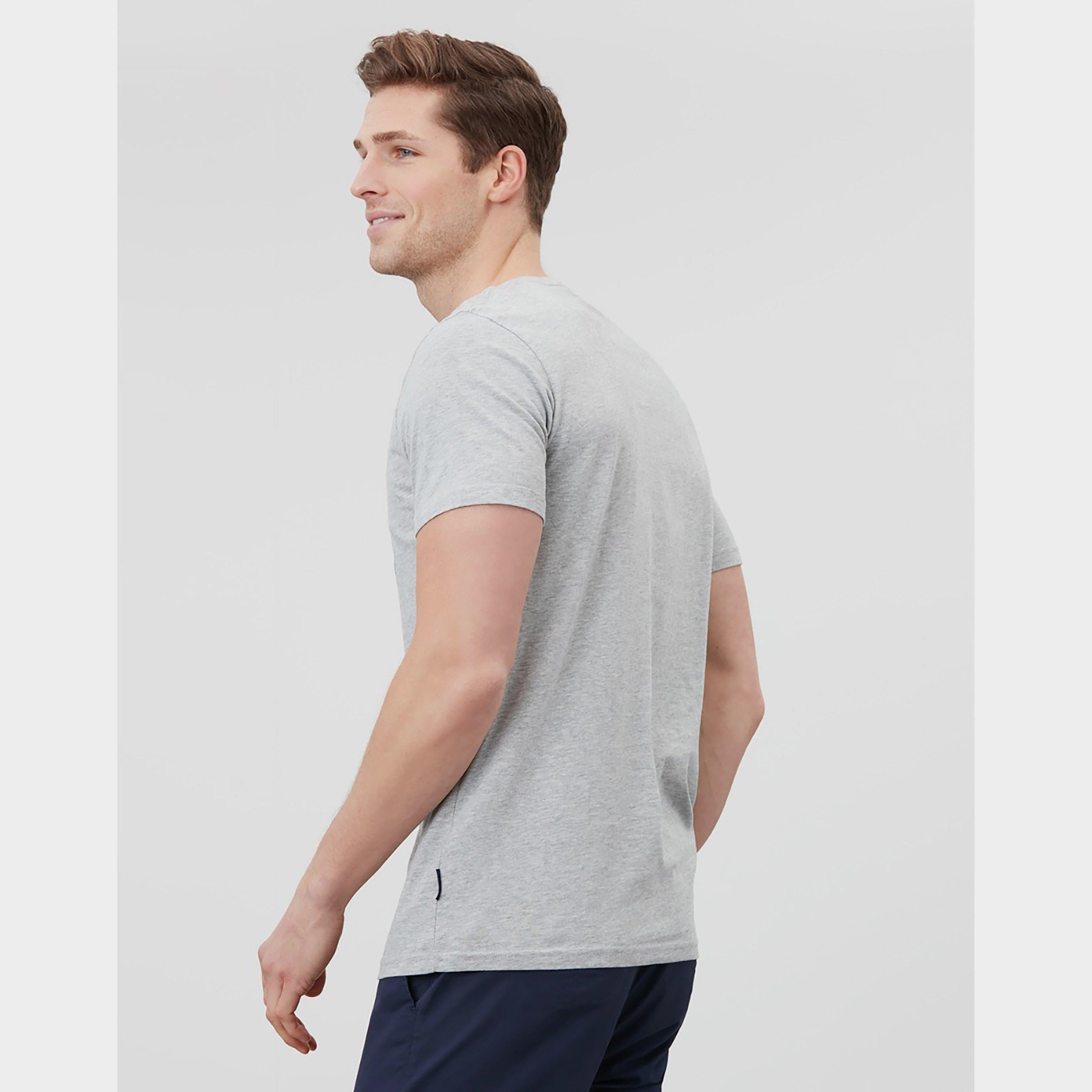 Mens Flynn Tee Grey Marl