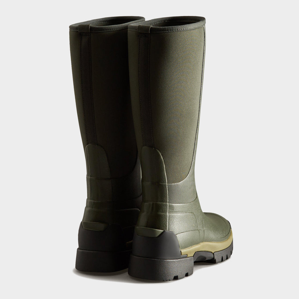 Womens Balmoral Hybrid Tall Wellington Boots Olive