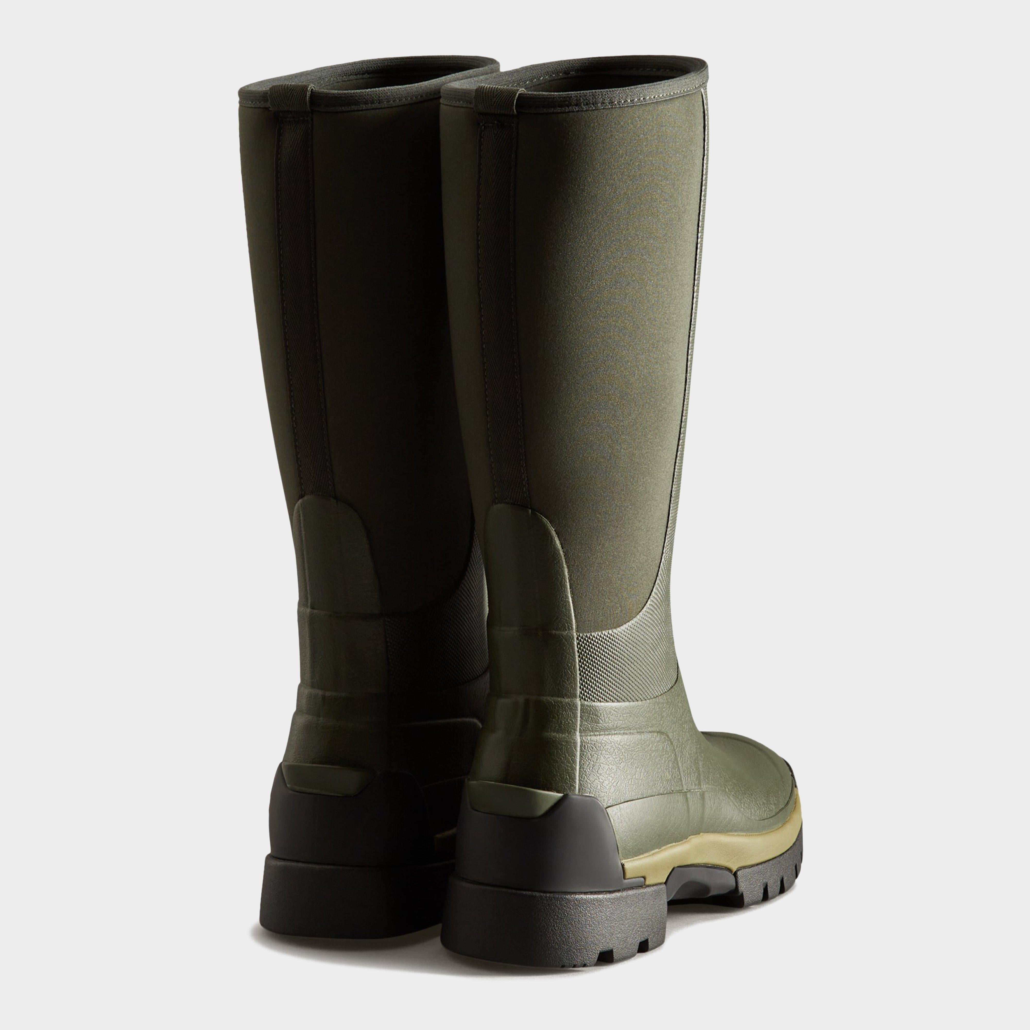 Womens Balmoral Hybrid Tall Wellington Boots Olive