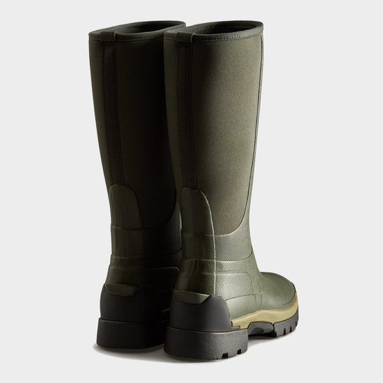 Womens Balmoral Hybrid Tall Wellington Boots Olive