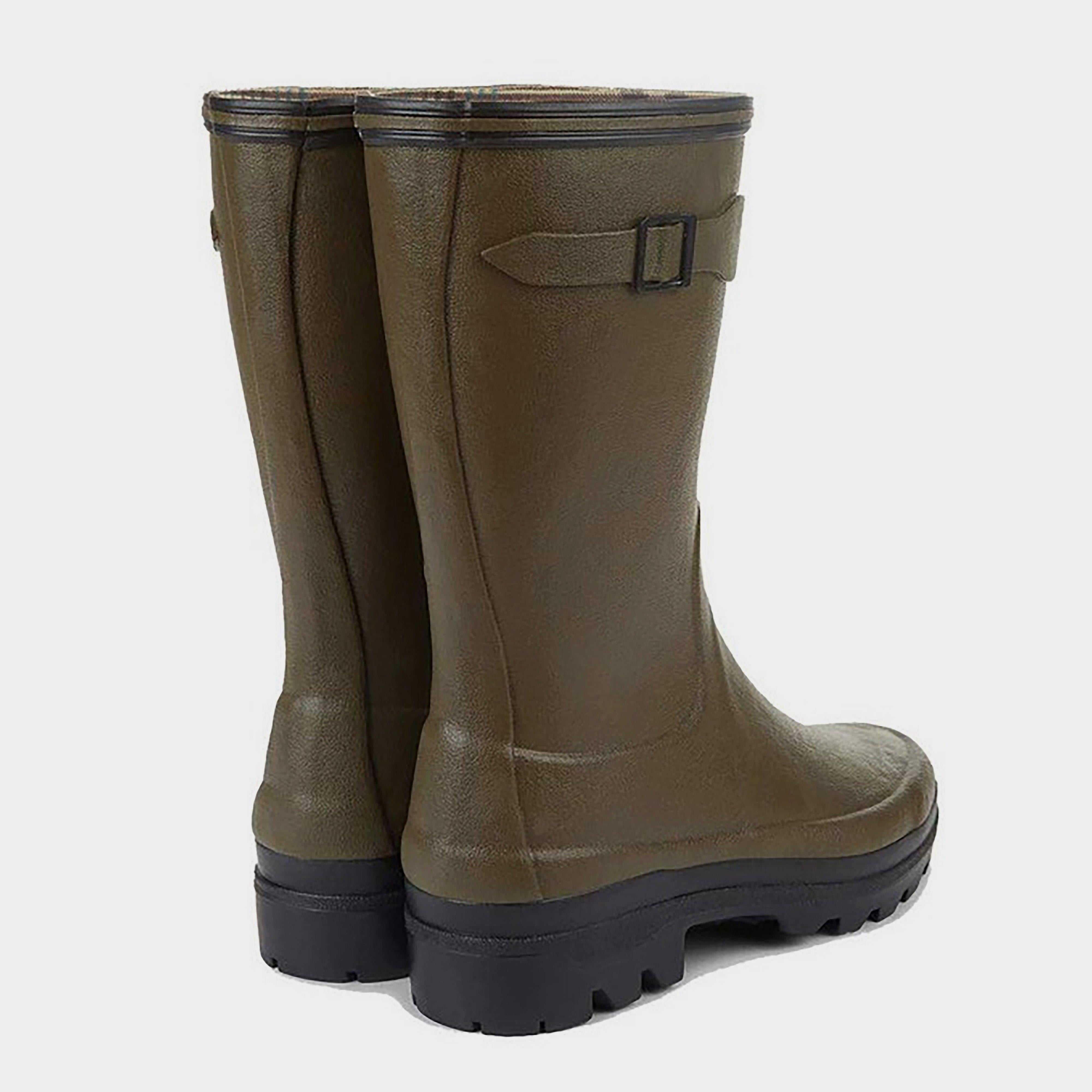 Womens Giverny Jersey Lined Bottillon Ankle Boots Vert Chameau