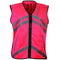 Adults Reflective Waistcoat Pink