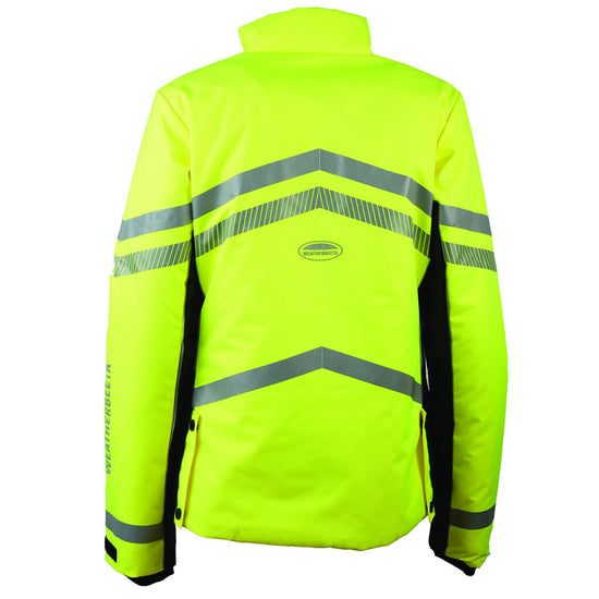 Childs Reflective Heavy Padded Waterproof Jacket Yellow