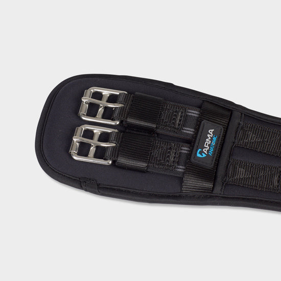 Memory Foam Elasticated Dressage Girth Black