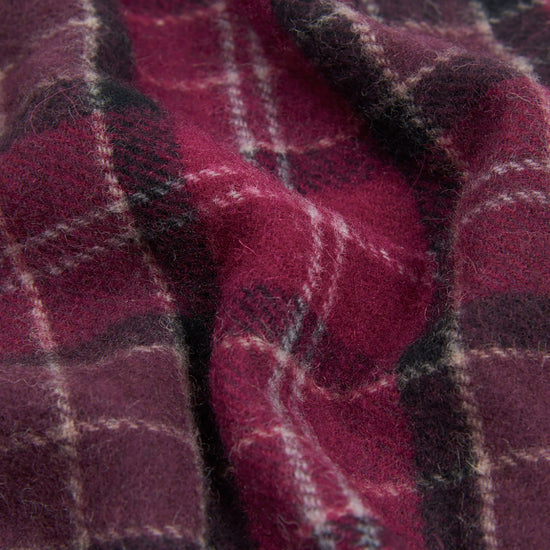 Tartan Lambswool Scarf Winter Red Tartan