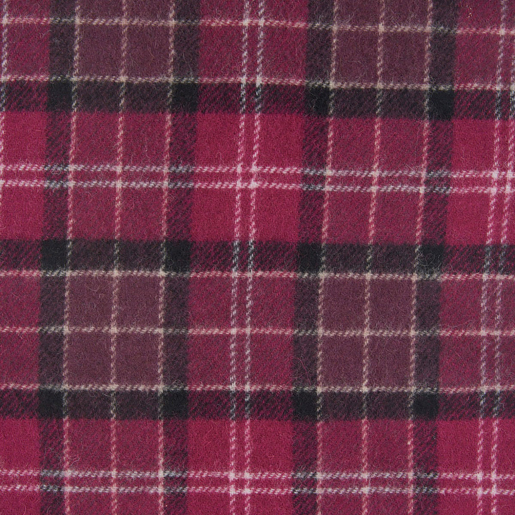 Tartan Lambswool Scarf Winter Red Tartan