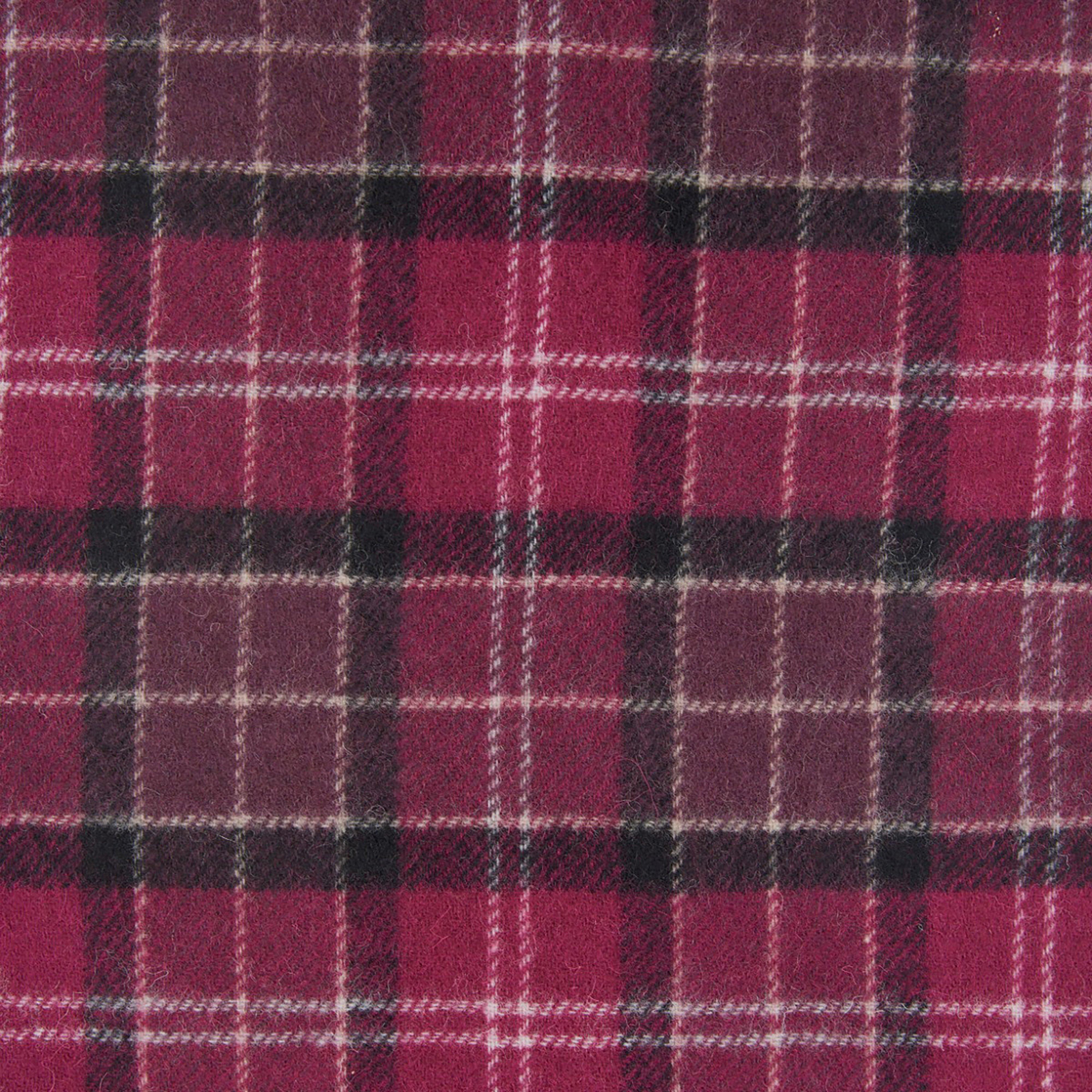 Tartan Lambswool Scarf Winter Red Tartan