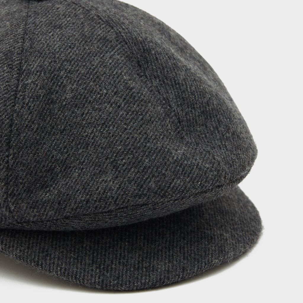 Claymore Bakerboy Hat Charcoal