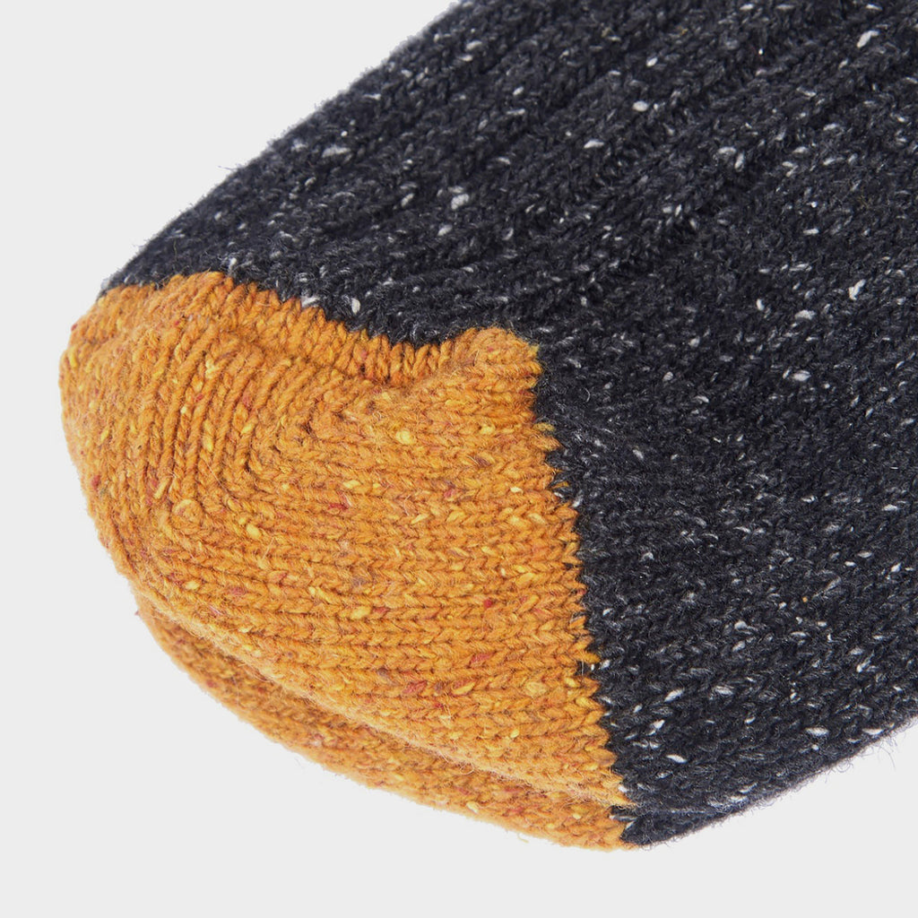 Mens Houghton Socks Charcoal/Ochre