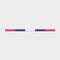 Classic Show Jumps Novice 5 Band Jump Pole Purple/Pink/White