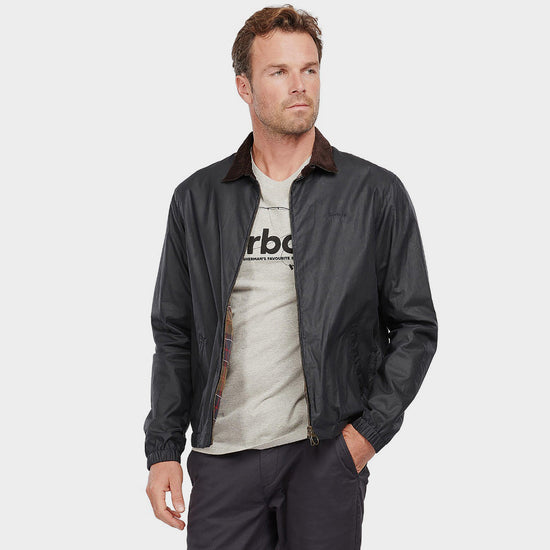 Mens Vital Wax Jacket Navy