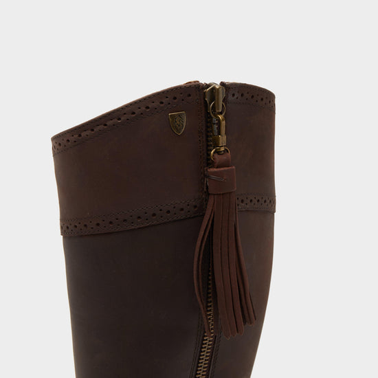 Womens Alessandro Boots Chocolate