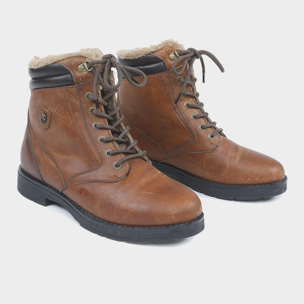 Childs Ottavia Lace Up Boots Brown