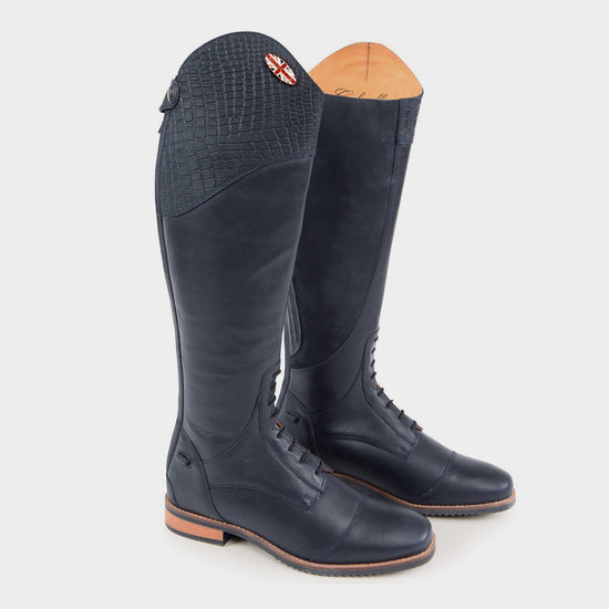 Ladies Gabriella Tall Riding Boots Navy