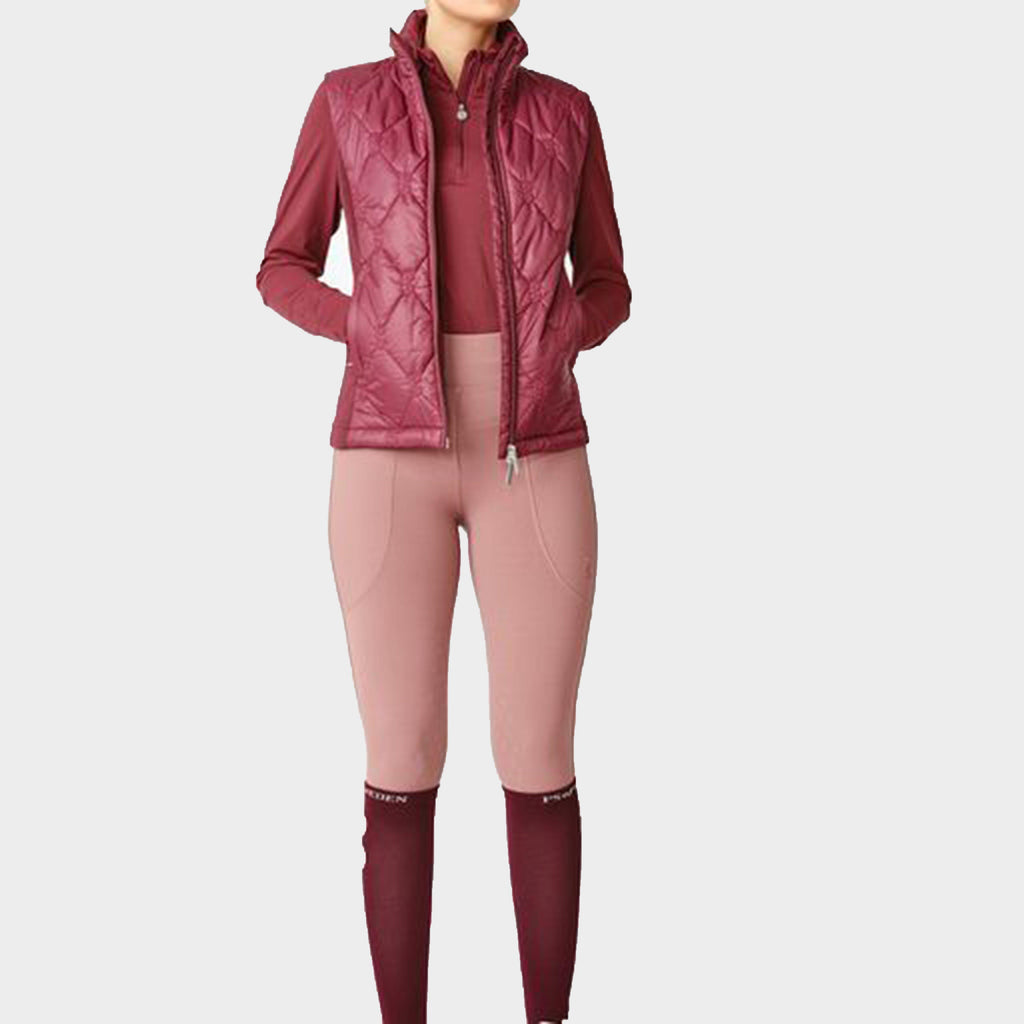 Womens Juliette Riding Tights Night Rose