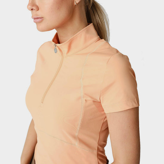 Womens Adele Short Sleeved Base Layer Coral