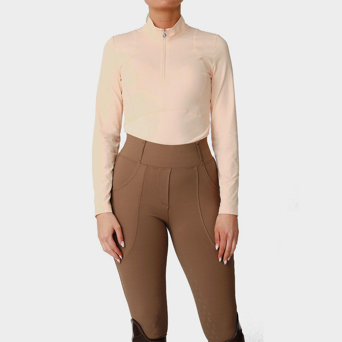 Adele Long Sleeved Base Layer Peach