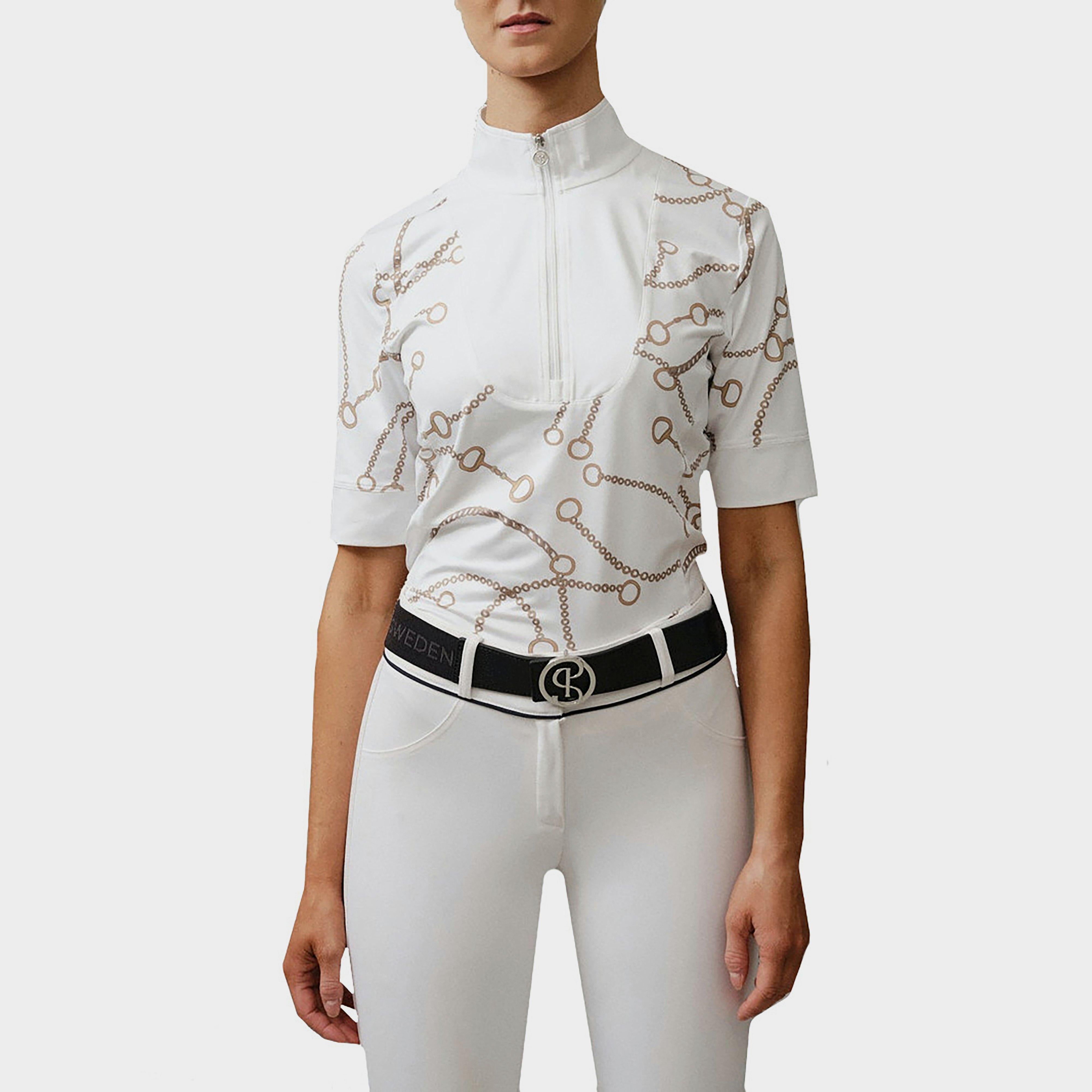 Womens Hill Competition Short Sleeved Shirt White