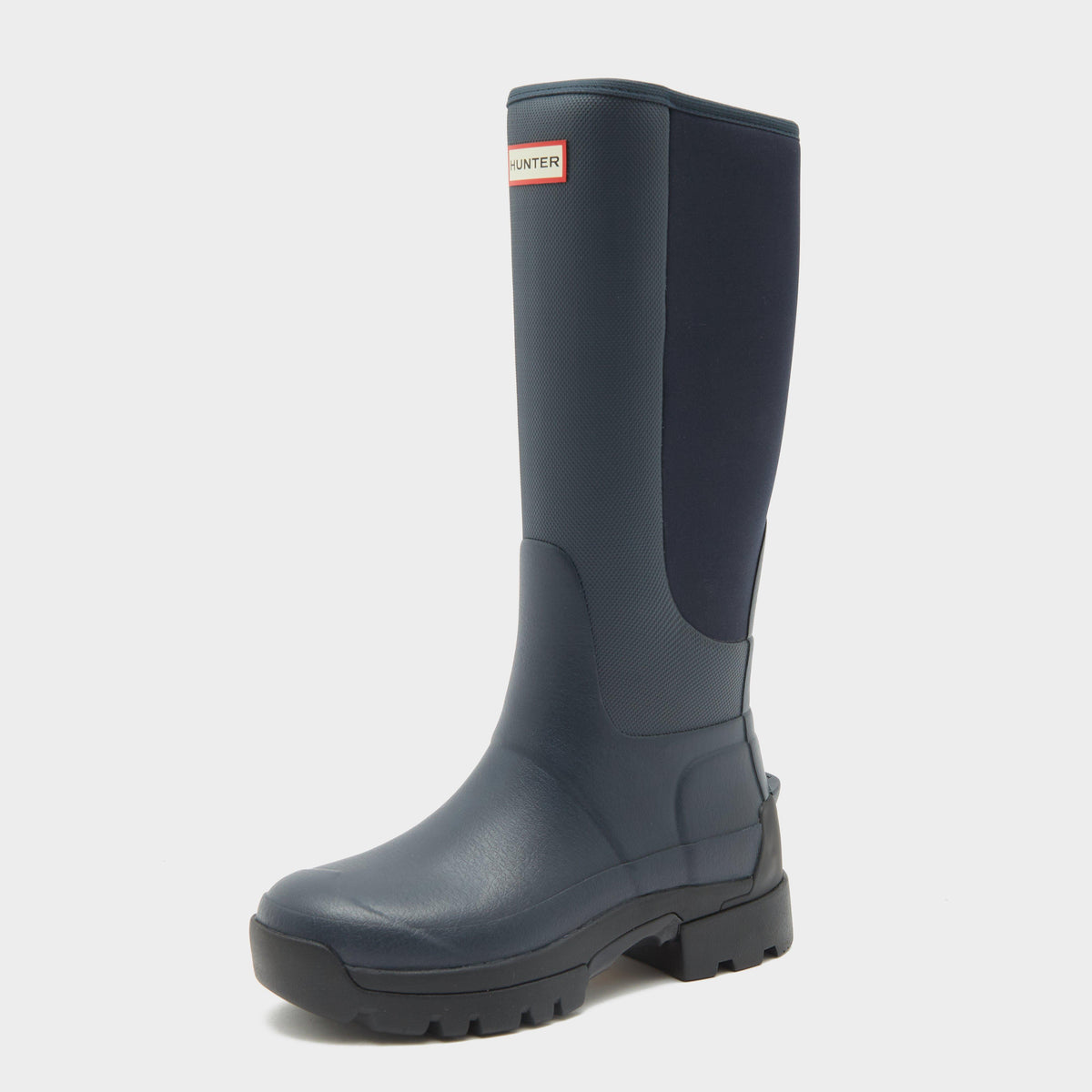 Womens Balmoral Field Hybrid Tall Wellington Boots Navy