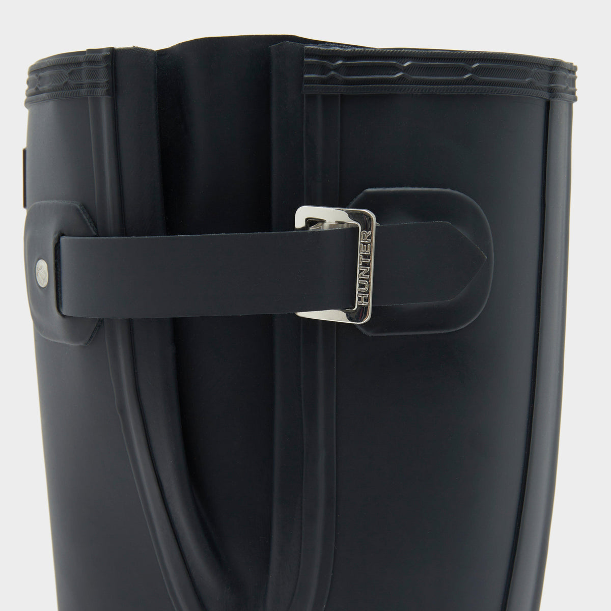 Mens Original Tall Side Adjust Wellington Boots Navy