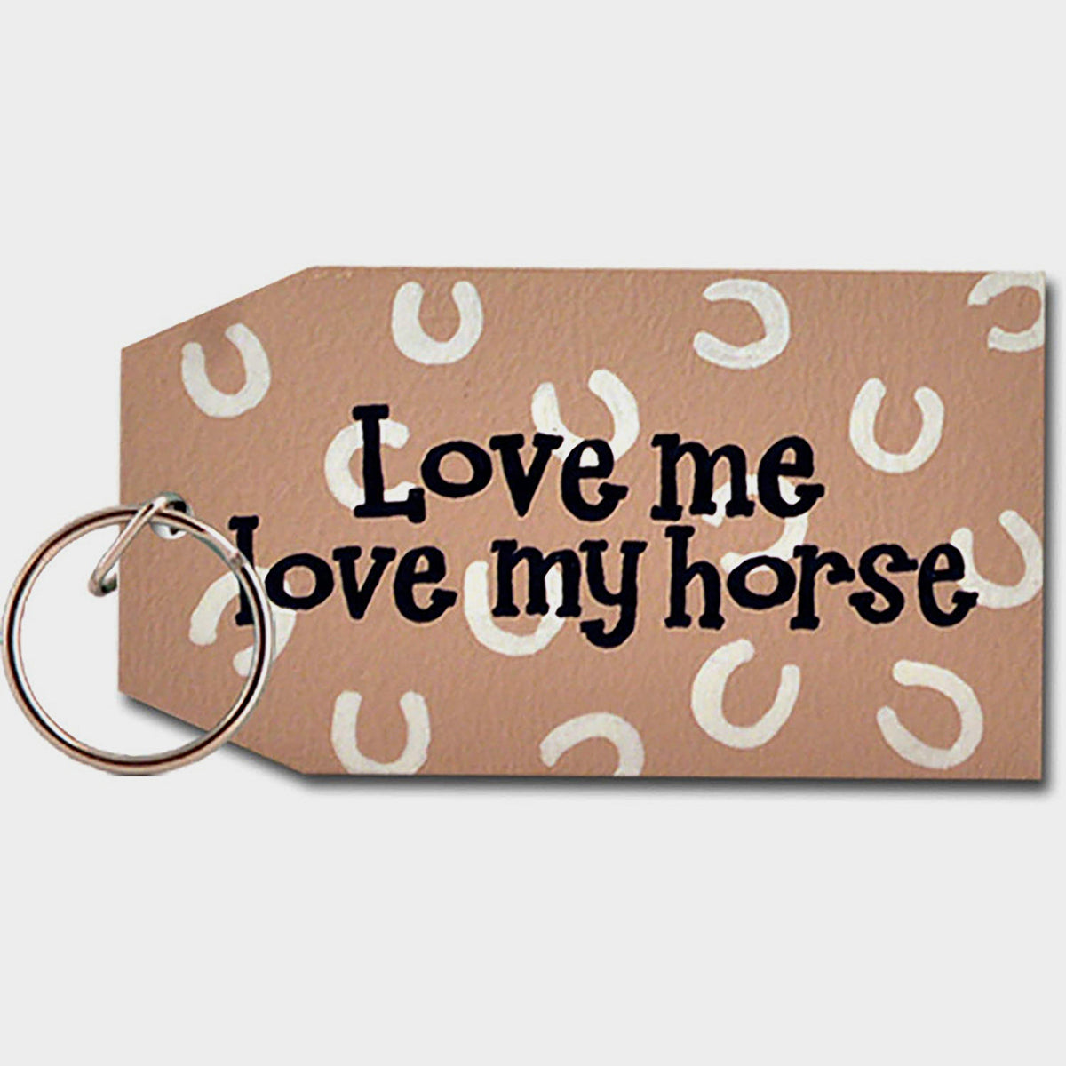 Jenkinsons Wooden Keyring Love Horse