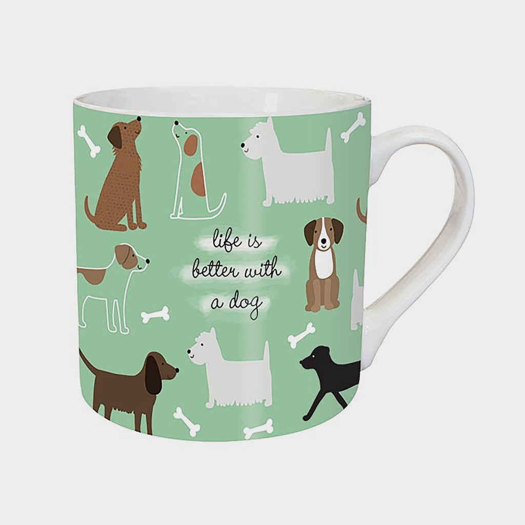 Chunky Mug Playful Dogs