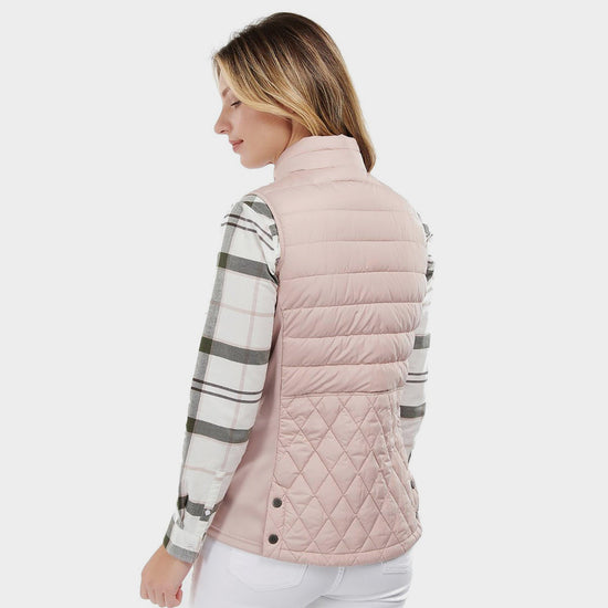 Womens Esme Gilet Pastel Pink
