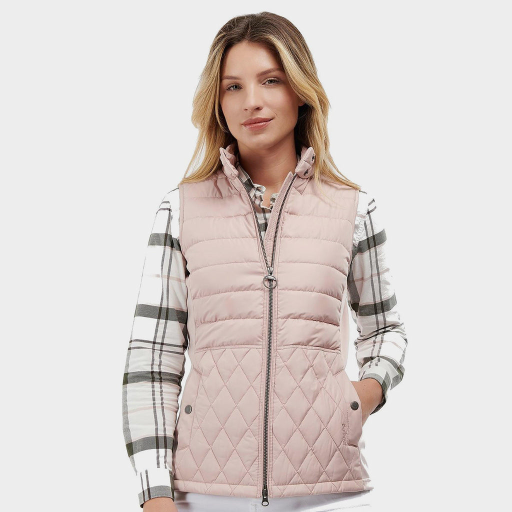Womens Esme Gilet Pastel Pink