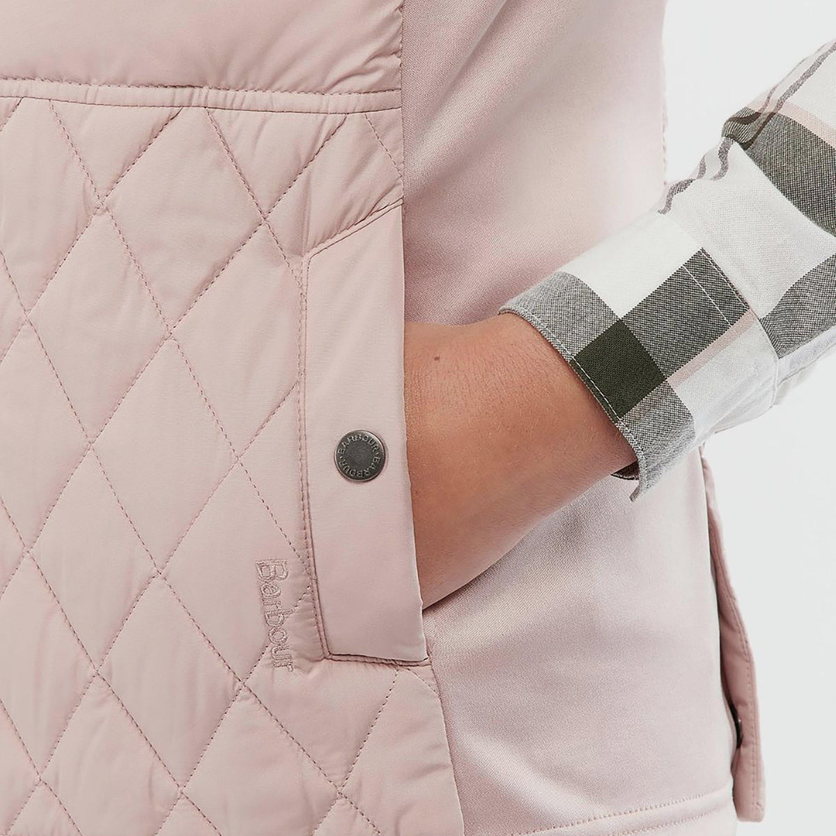 Womens Esme Gilet Pastel Pink