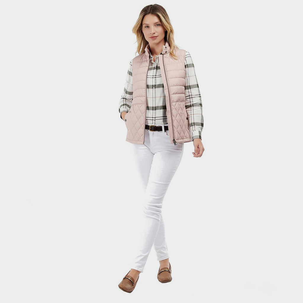 Womens Esme Gilet Pastel Pink