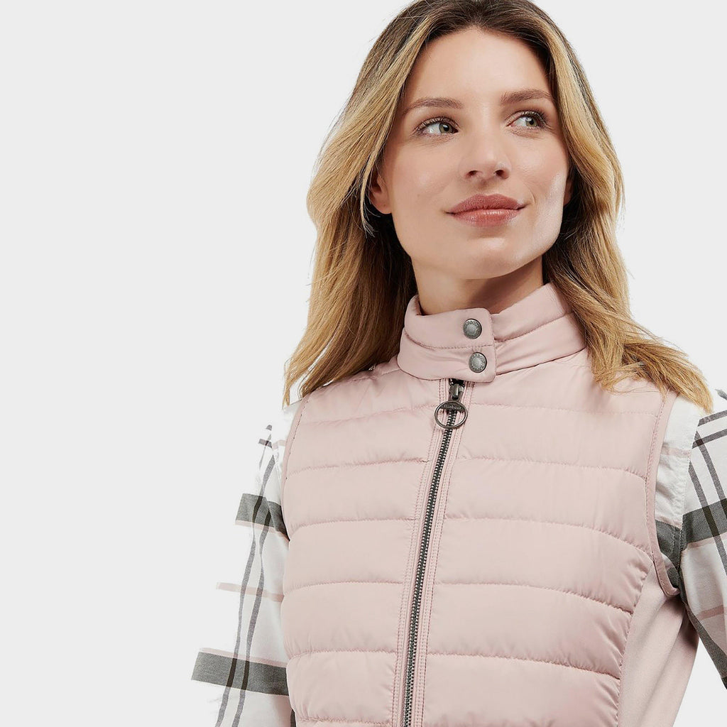 Womens Esme Gilet Pastel Pink