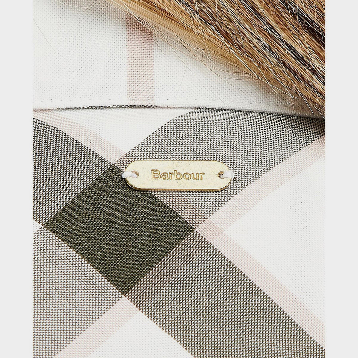 Womens Alena Shirt Olive Pink Check