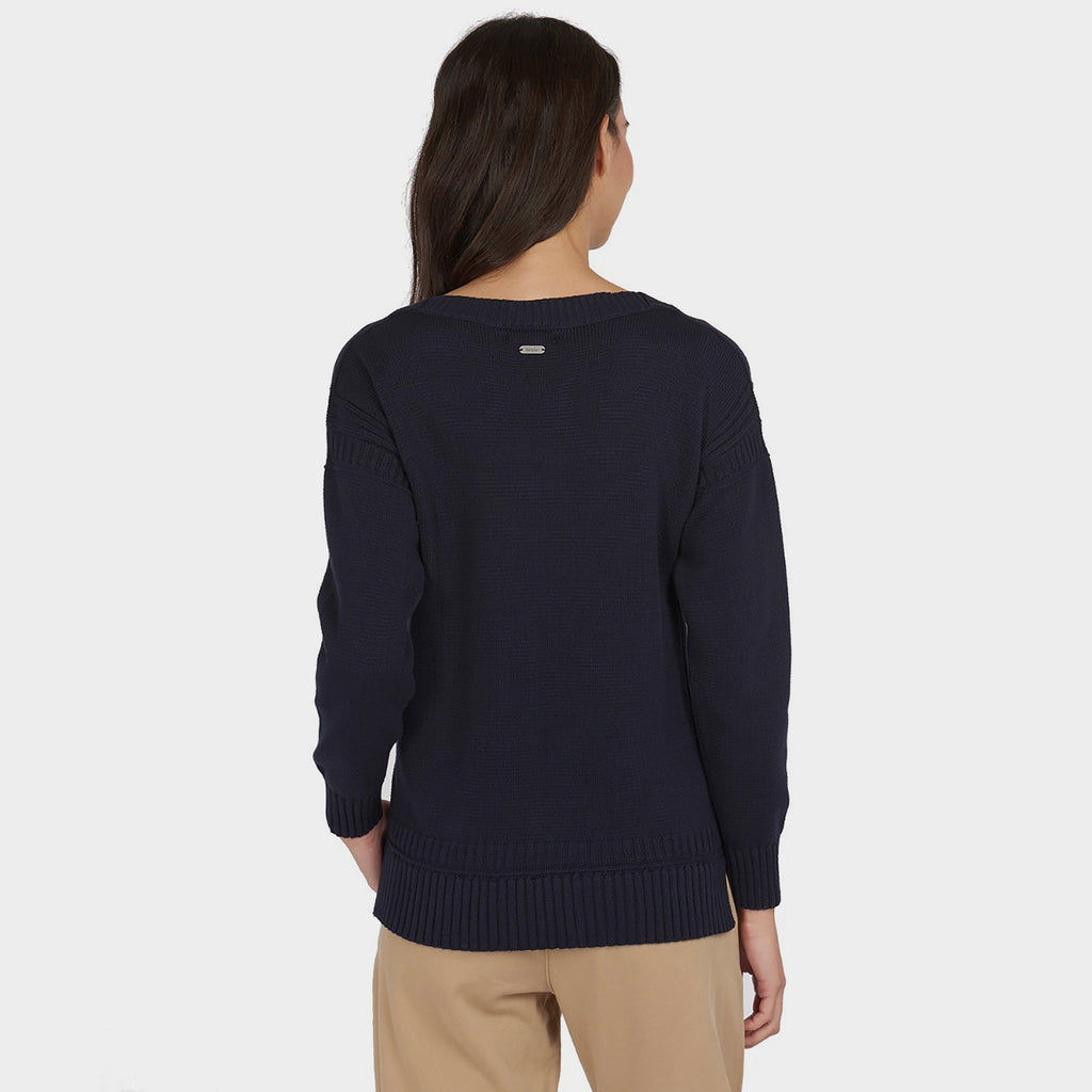 Womens Sailboat Knit Navy