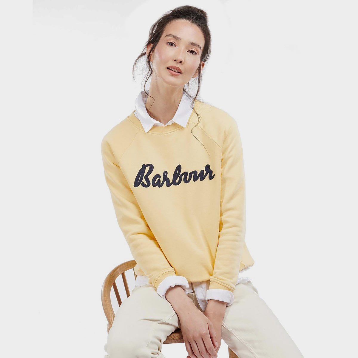 Womens Otterburn Sweatshirt Yellow Haze