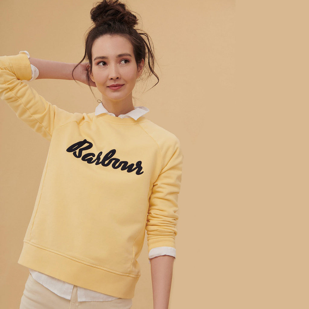 Womens Otterburn Sweatshirt Yellow Haze