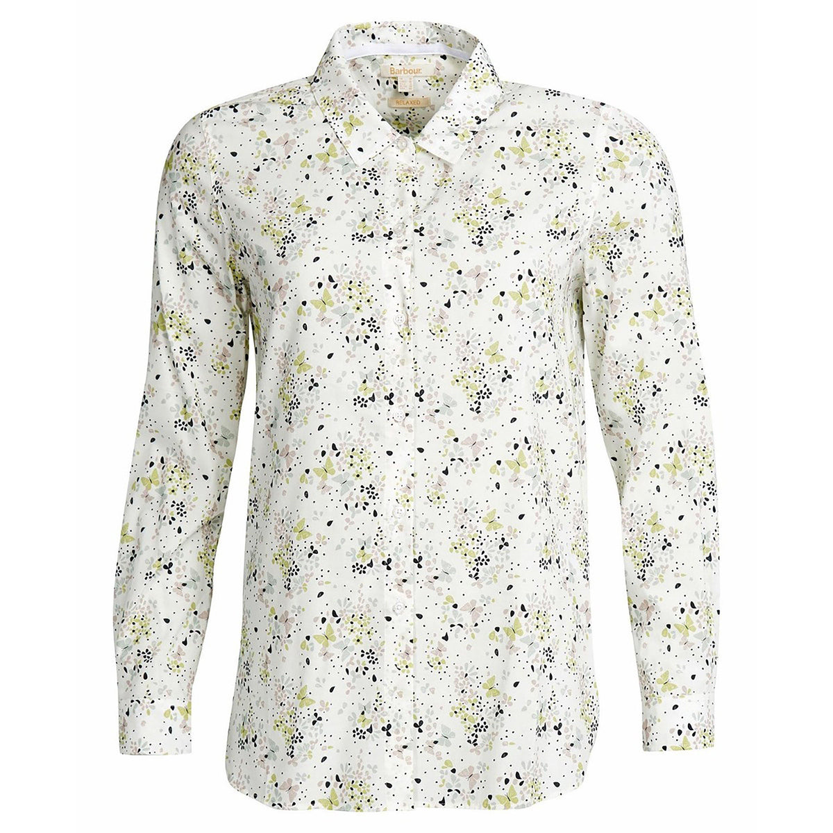 Womens Safari Shirt Off White Country Print