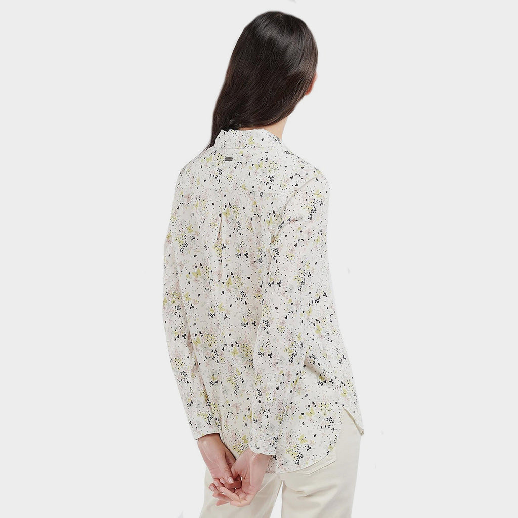 Womens Safari Shirt Off White Country Print