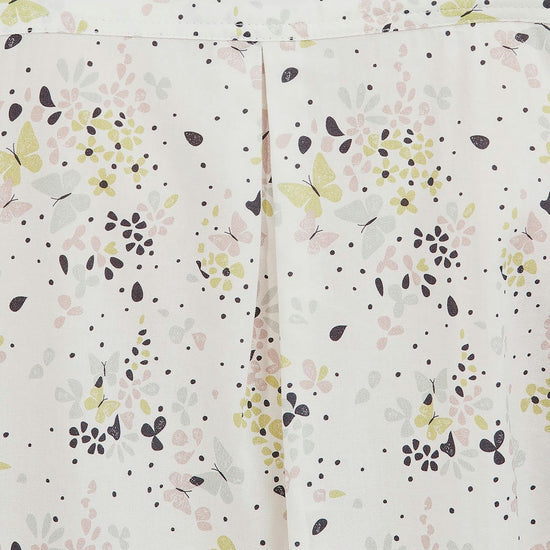 Womens Safari Shirt Off White Country Print