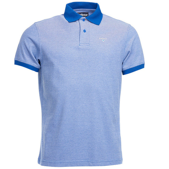 Mens Sports Polo Mix Electric Blue