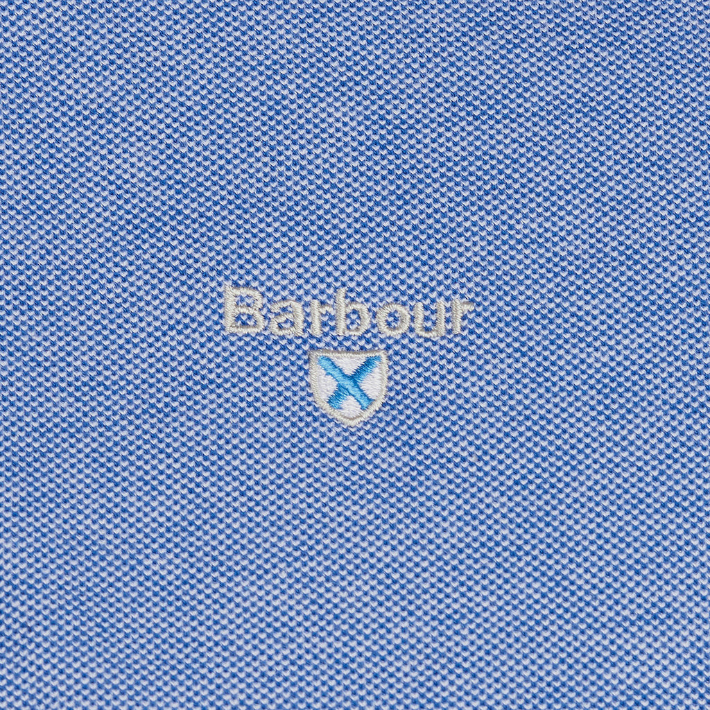 Mens Sports Polo Mix Electric Blue