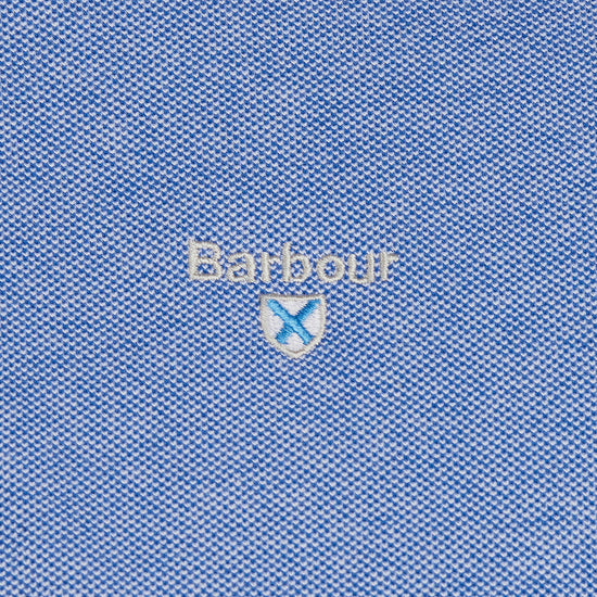 Mens Sports Polo Mix Electric Blue