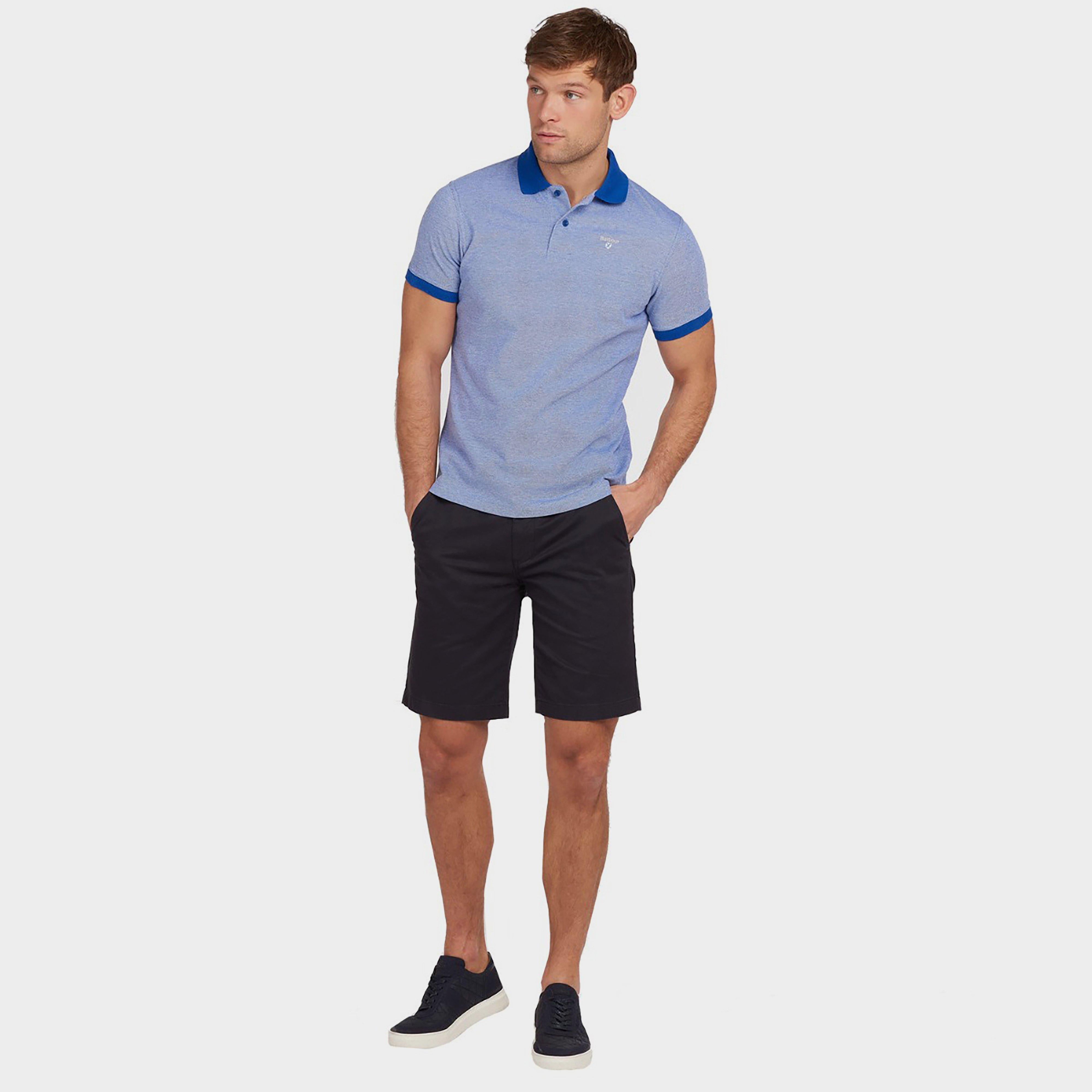 Mens Sports Polo Mix Electric Blue