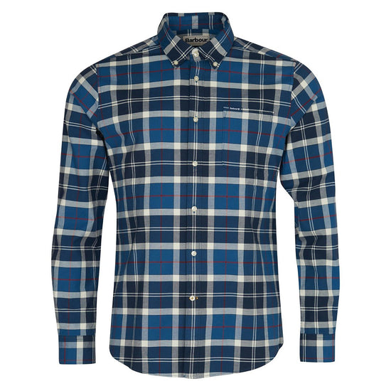 Mens Lewis Tailored Shirt Sum Navy