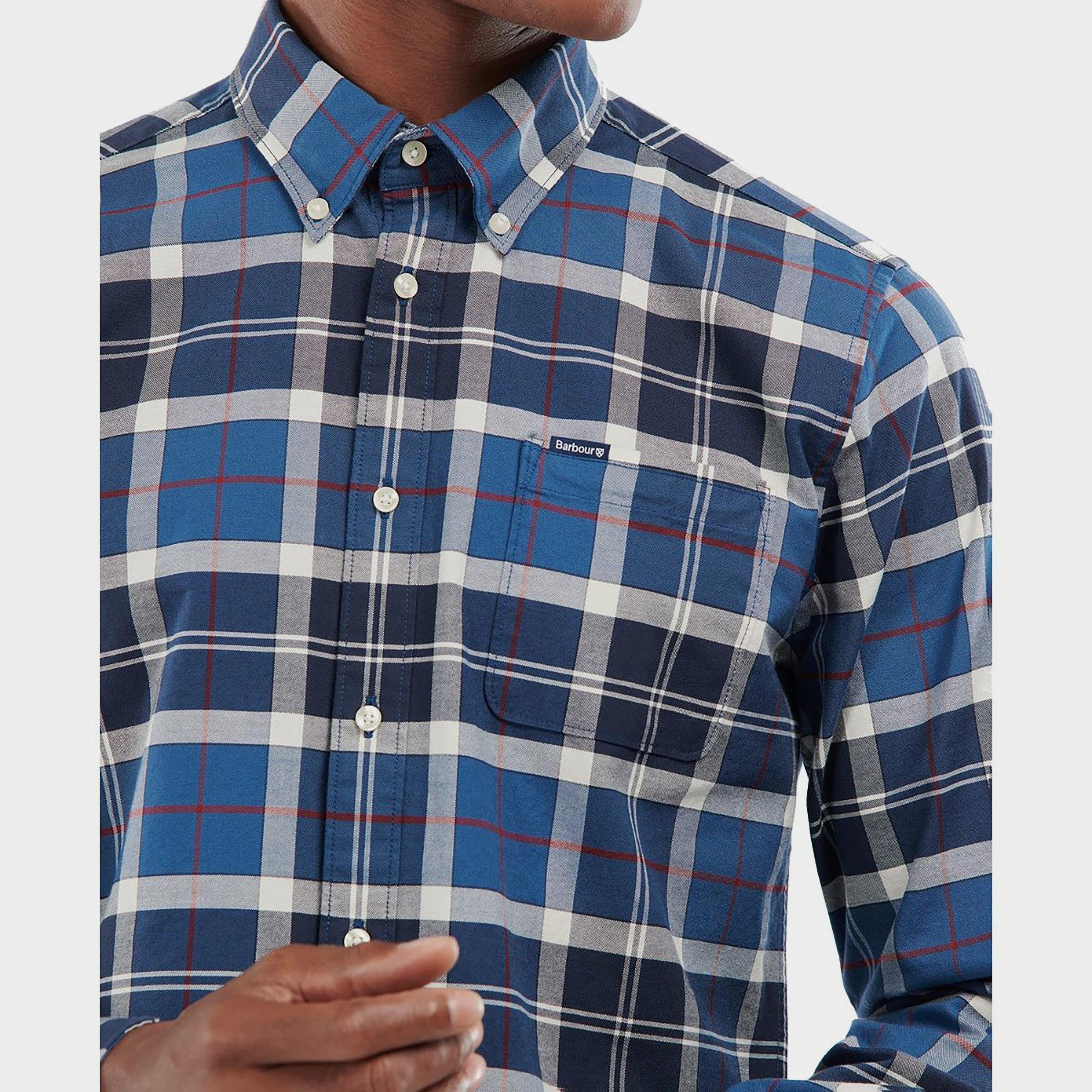 Mens Lewis Tailored Shirt Sum Navy