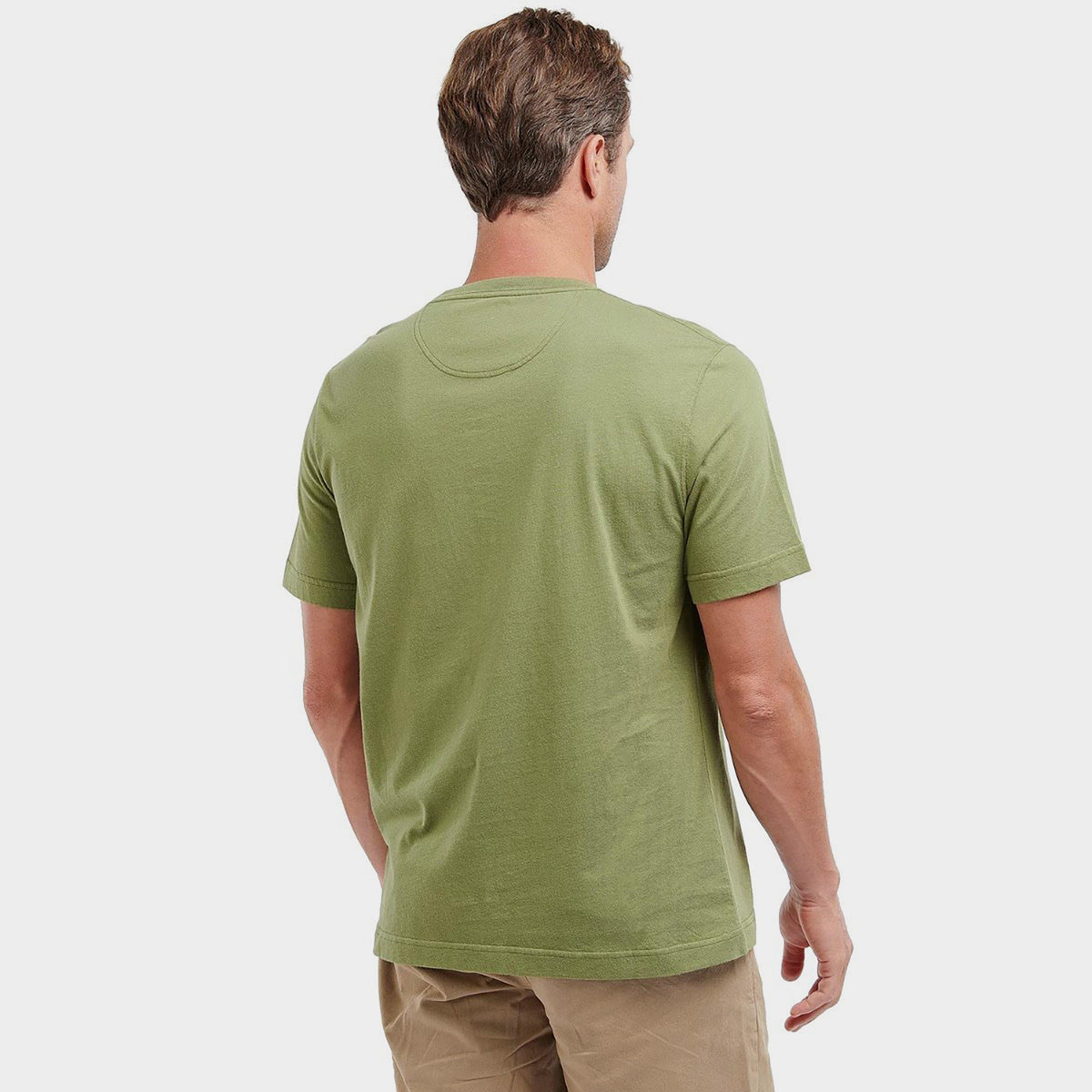 Mens Relaxed Sports T-Shirt Burnt Olive