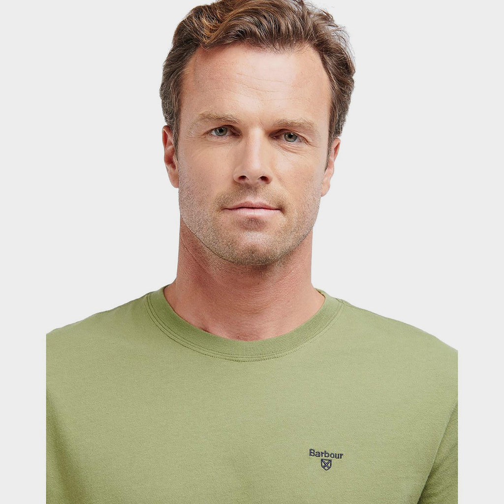 Mens Relaxed Sports T-Shirt Burnt Olive
