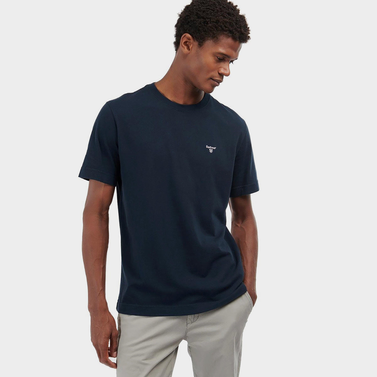 Mens Relaxed Sports T-Shirt Navy