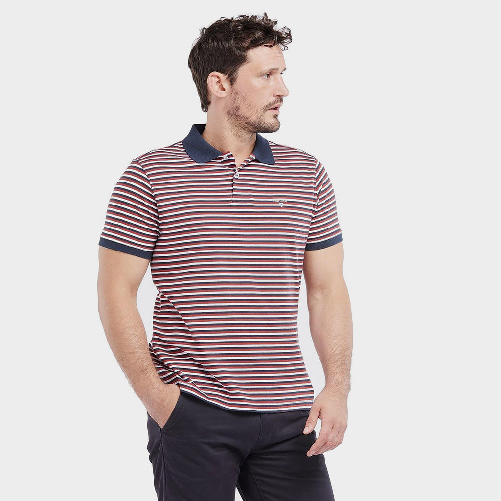 Mens Swinden Polo Shirt Wine