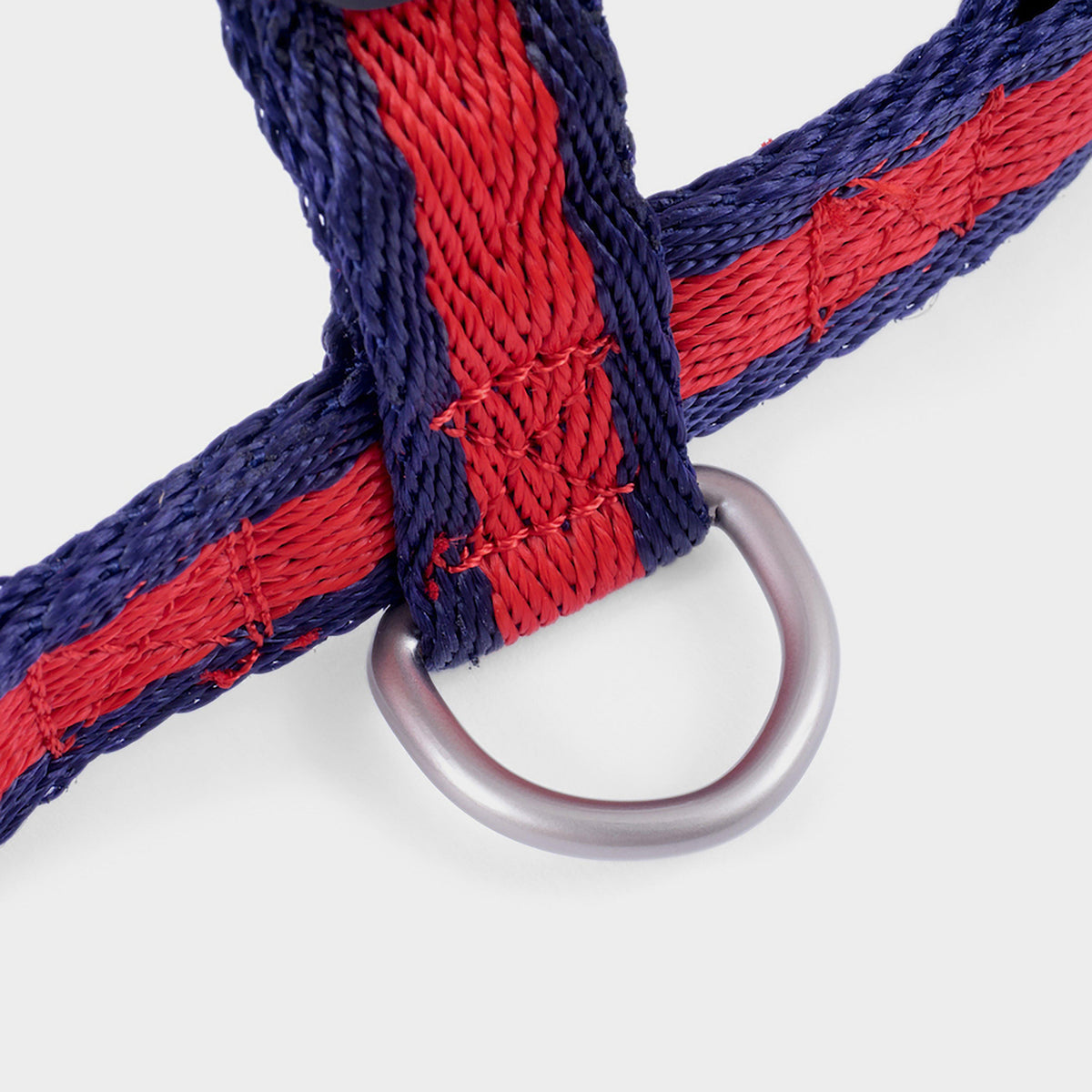 Scarlet Stripe Dog Harness Red/Navy