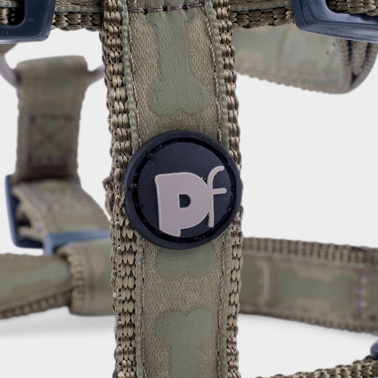 Country Green Bones Dog Harness